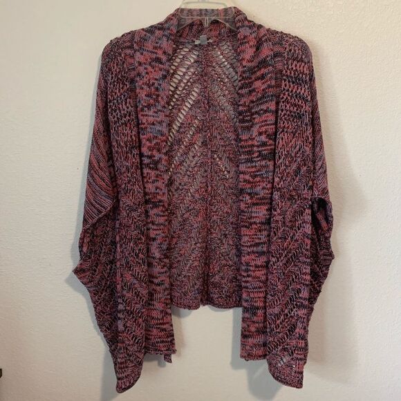 Ecote Knit Cardigan Sweater Shrug Short Sleeves Sm - Picture 1 of 8